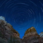 Star Trails at Angels Landing