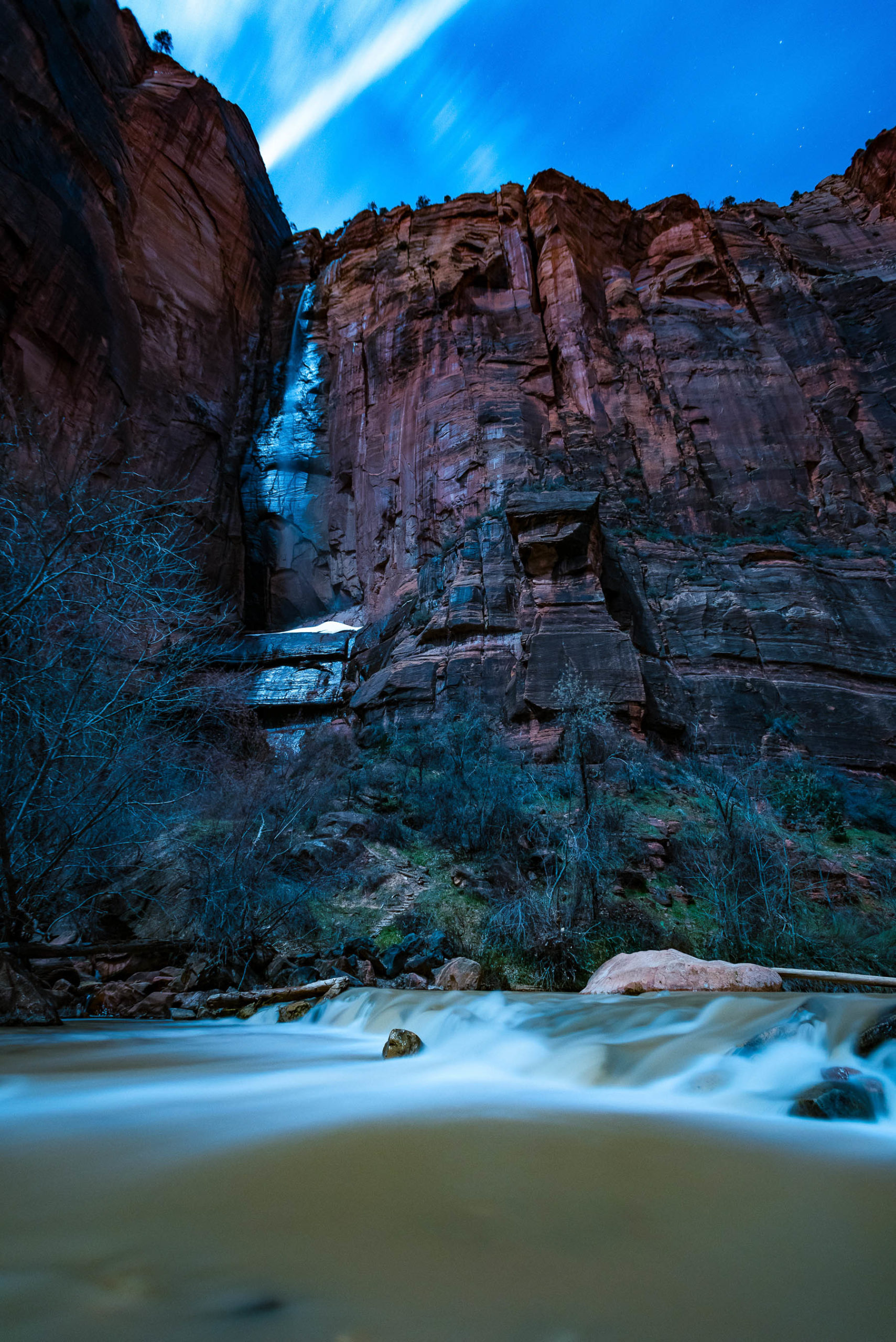 Temple of Sinawava in Zion National Park