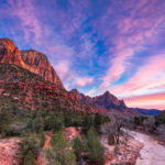 Sunset in Zion National Park