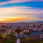 Sunset in San Francisco Panorama